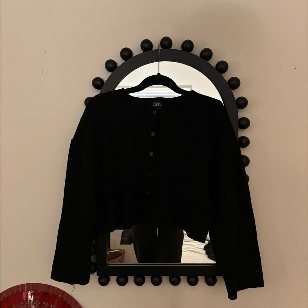 Zara black cardigan